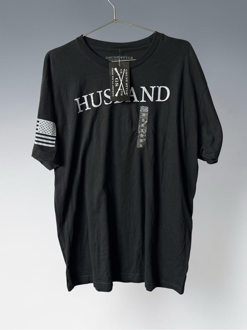 Grunt Style Black 'Husband' Short Sleeve Graphic Tee